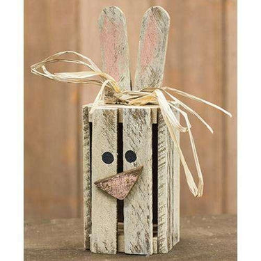 Vertical Lath Bunny Crate - The Fox Decor